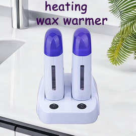 跨境双座蜜蜡脱毛蜡机融蜡条热蜡机蜜蜡加热器蜡疗脱毛蜡加热器