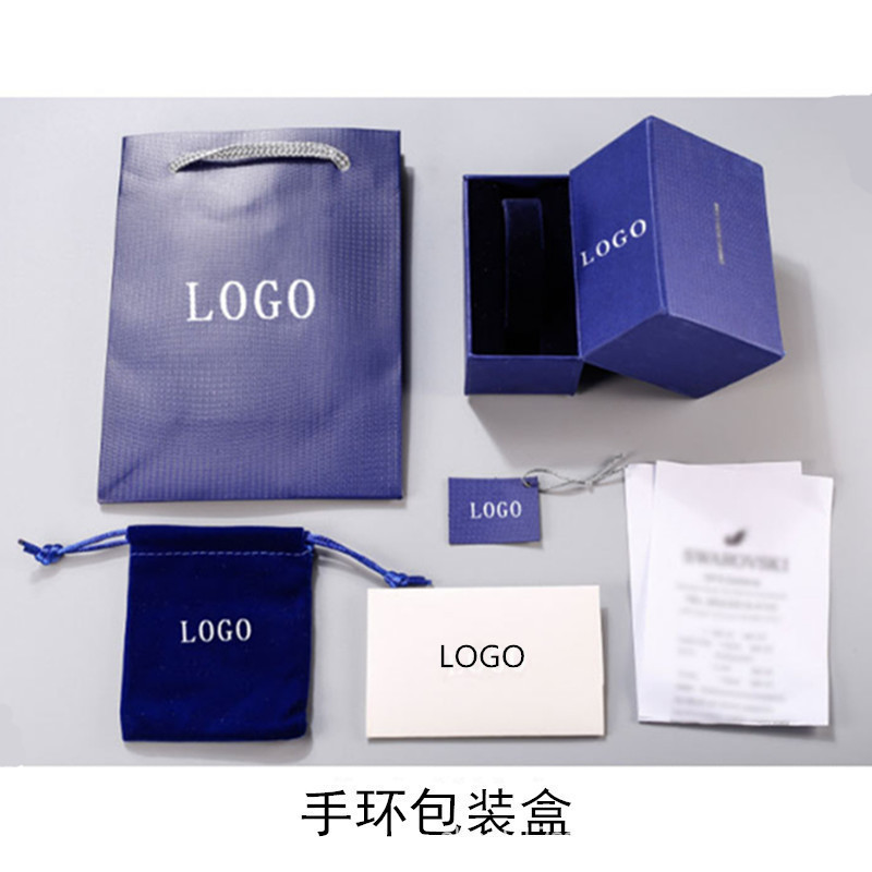 Shijia 高品質スワロフスキー要素クリスタルレディースブレスレットクラシックビートハートシュガーキューブブレスレット|undefined