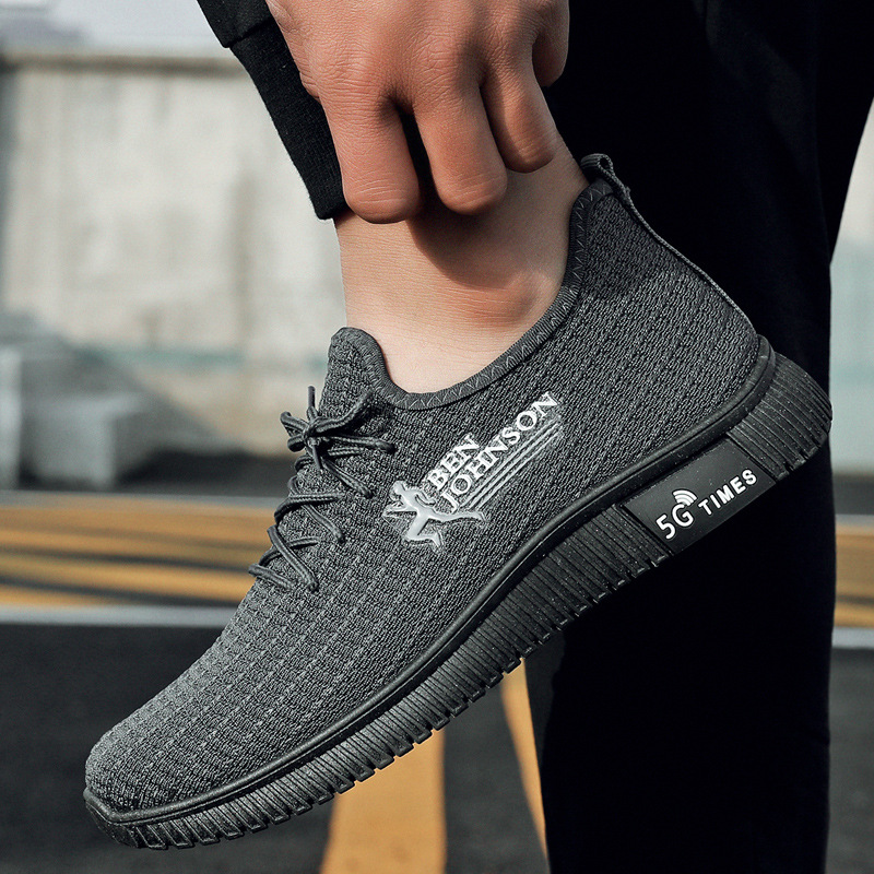 Procesamiento personalizado deportes casuales de hombre viejos zapatos de tela de Beijing zapatos de papá con suela suave zapatos de mediana edad zapatos para hombres transfronterizos