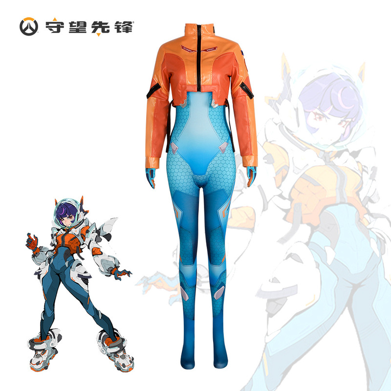 Overwatch Cos Clothing Juno cosplay Game Role Playing Clothing Tights Jumpsuit