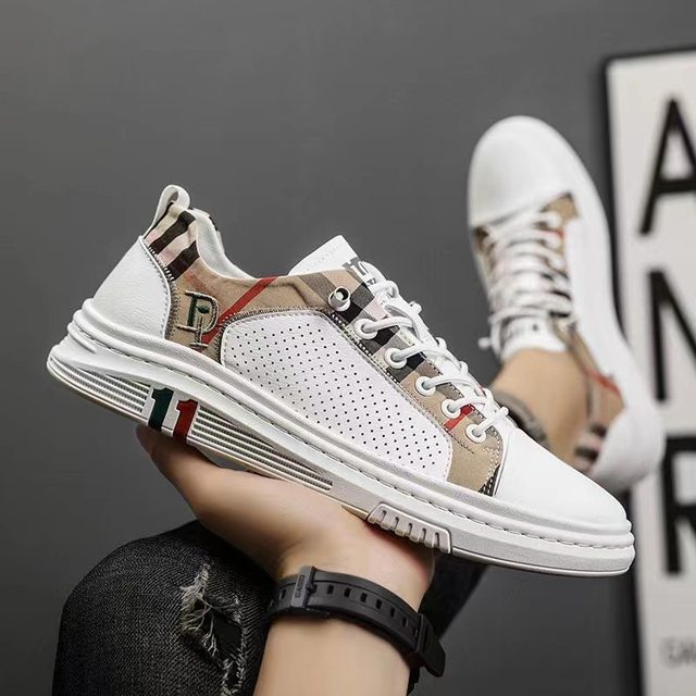 Alibaba New Shoes Men's 2021 Genuine Leather Casual Shoes Men