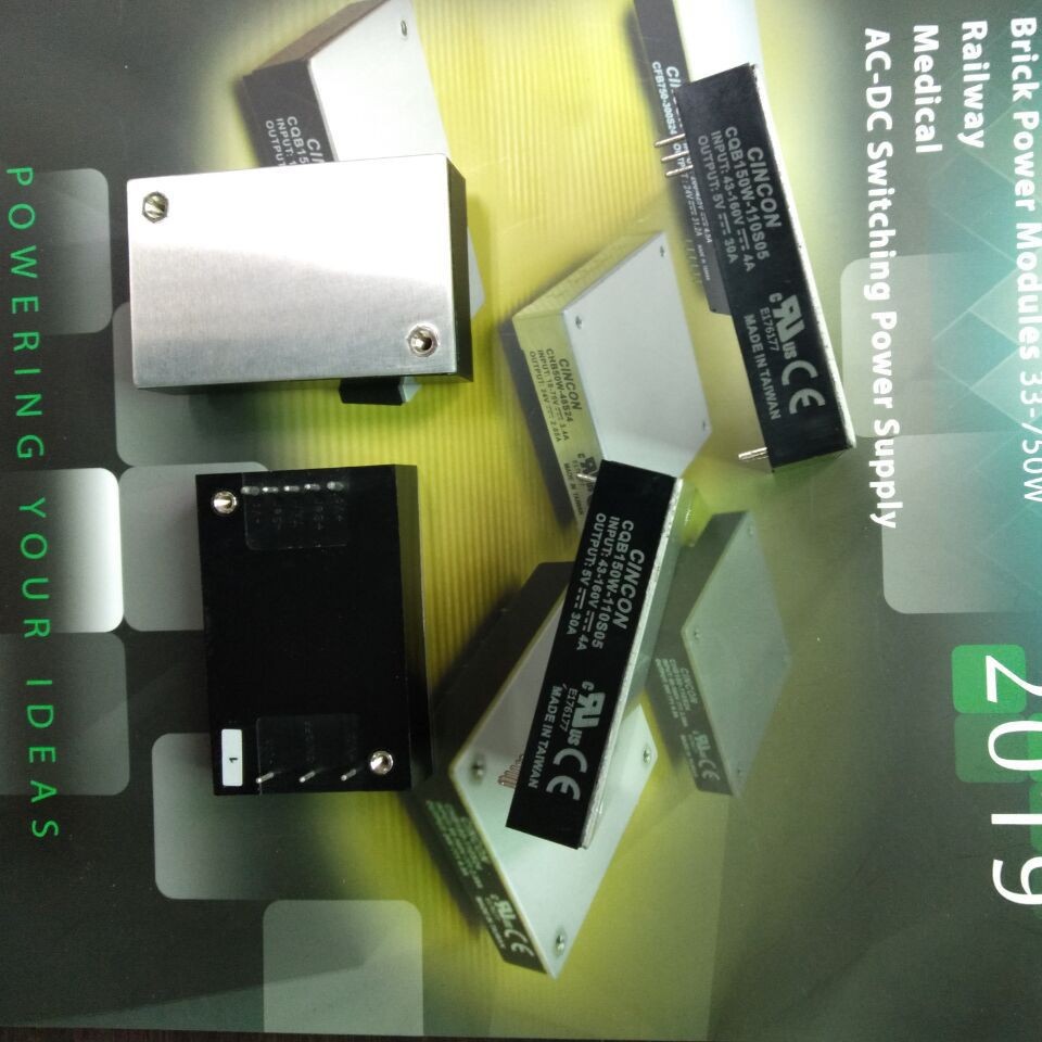 CINCON DC110V输入铁路电源 CQB150W-110S24 CQB150W-110S28