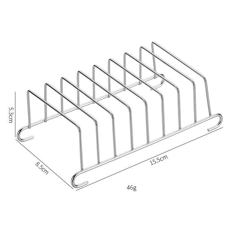Transfronterizo 304 acero inoxidable parrilla vertical 6Q / 8Q aire accesorios freidora alambre parrilla