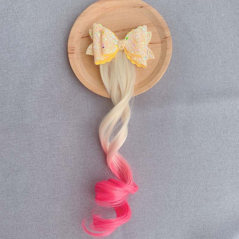 Mädchen Einfacher Stil Klassischer Stil Bogenknoten Hochtemperaturdraht Haarklammer display picture 4