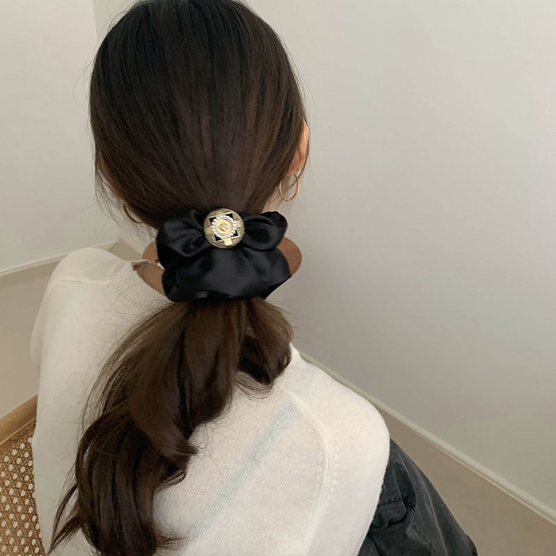 Bronzo vintage ~ Copricapo con passante per capelli alla francese, elastico alto, accessori per capelli corti, corda per capelli arrotolata sulla parte posteriore della testa, Corea_voghion.com