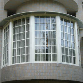 欧式美式UPVC塑钢窗平开窗推拉窗圆弧窗隔音隔热中空LOWE玻璃