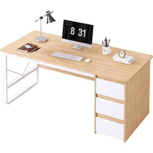 Yijiada computer desktop table small apartment home bookcase desk all-in-one simple workbench student writing desk