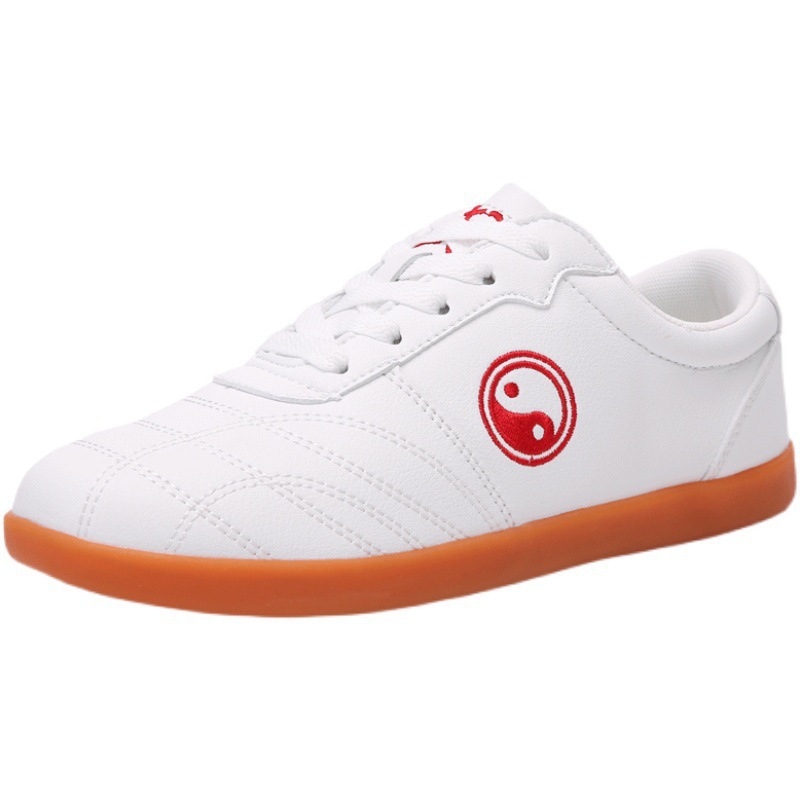 Fábrica de zapatos de Fujian al por mayor zapatos de Tai Chi de tendón de buey para hombres y mujeres con piel gruesa antideslizante zapatos de artes marciales de Tai Chi