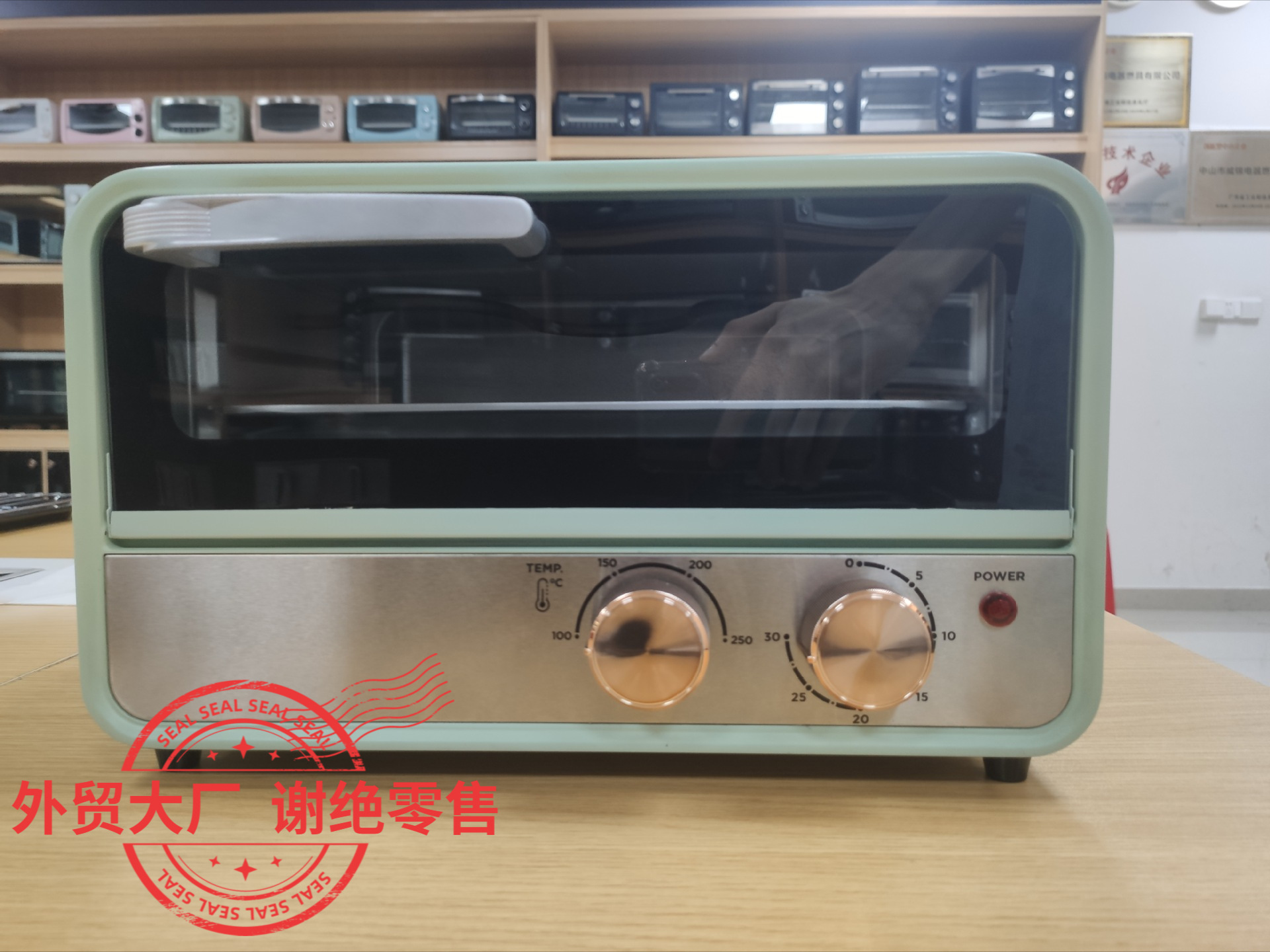 10 horno de aire de comercio exterior máquina de pizza doméstica mini horno pequeño a granel CDK fábrica de origen personalizada