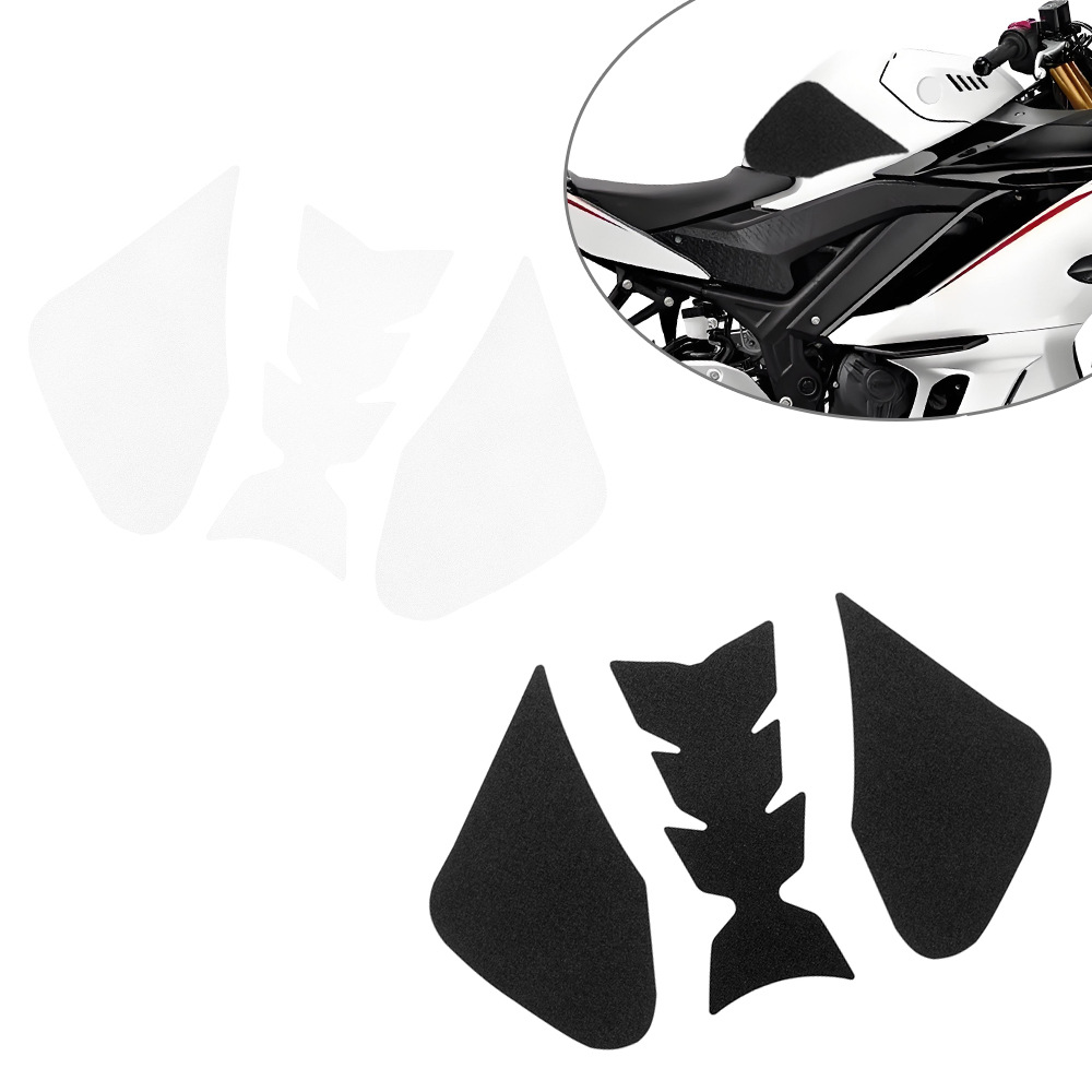 Aplicable a Yamaha YZF-R3 pegatinas de tanque de combustible rodillas modificadas pegatinas de aislamiento térmico pegatinas de fricción pegatinas antideslizantes pegatinas protectoras