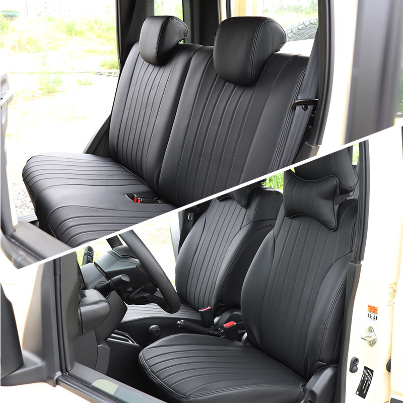 Suitable for 2023+ Suzuki Jimny 5-Door Special Car Leather Fully Surrounded Cushion Seat Cover Jc74 Jb74Xl