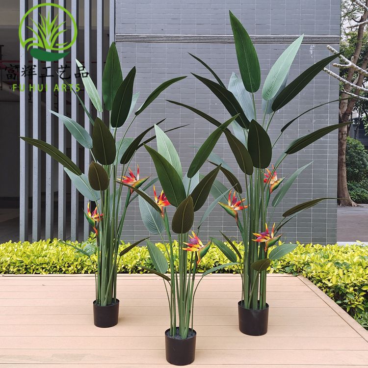 仿真綠植天堂鳥水美人鶴望蘭盆景組合造景裝飾景觀擺件廠家批發