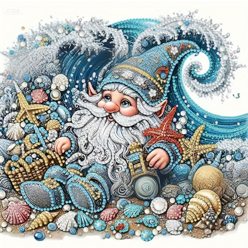 Pintura de Diamantes 5D con Forma Irregular de Princesa de Fantasía, Pintura de Diamantes DIY, Pintura de Diamantes con Puntos de Cristal, 30×30