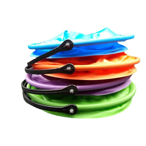 Wholesale thickened small telescopic pen washing bucket art painting bucket beach toy with bucket without partition plastic folding bucket