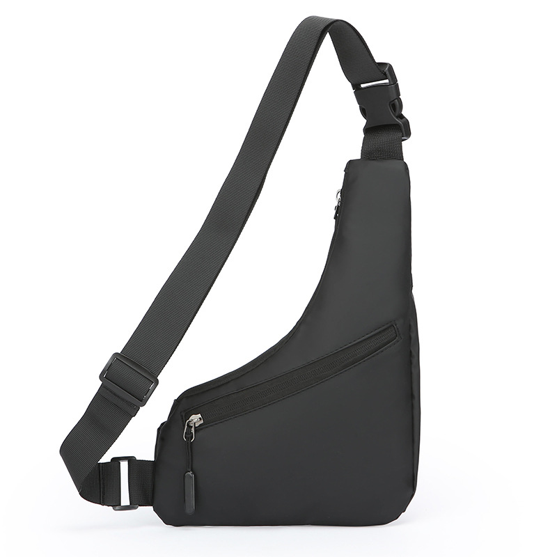 Nuevo bolso triangular ajustado simple casual bolso de mensajero para hombre bolso de pecho multifuncional personalizado bolso de ciclismo ligero