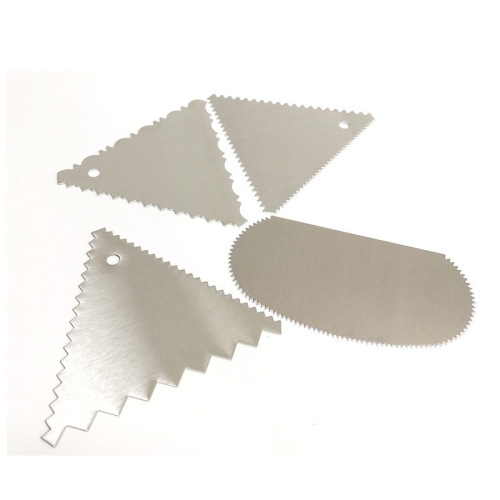 Manufacturer wholesale stainless steel cream scraper, triangle scraper, semicircle scraper, rectangular scraper, scraper
