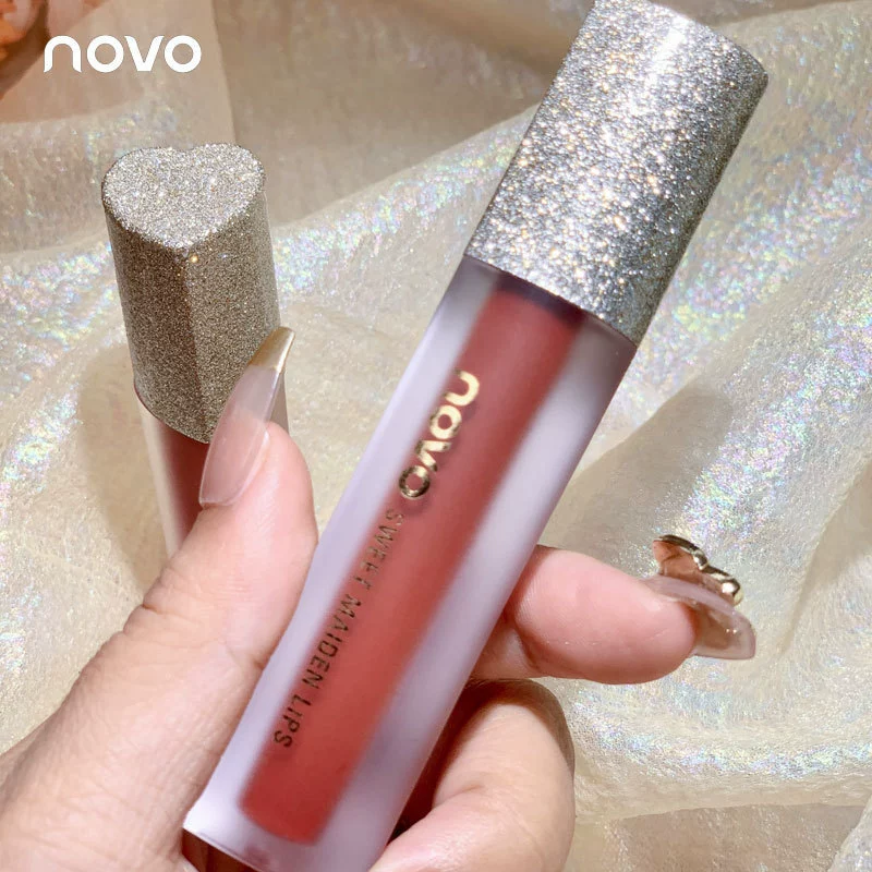 Lip gloss vitaminized waterproof long-lasting translucent shade, sheer matte finish, 5+ colors