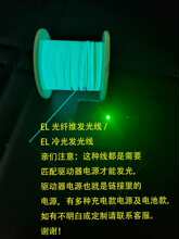 发光纤维线设计师专用服饰缝纫编织刺绣可裁剪通电发光超细纤维线