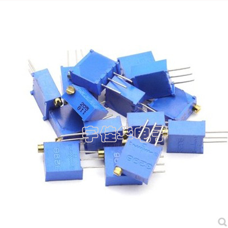 3296W电位器精密可调电阻多圈式微调3296W-1-204