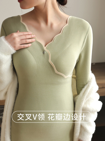 Velvet keep warm postpartum bra top for pregnant