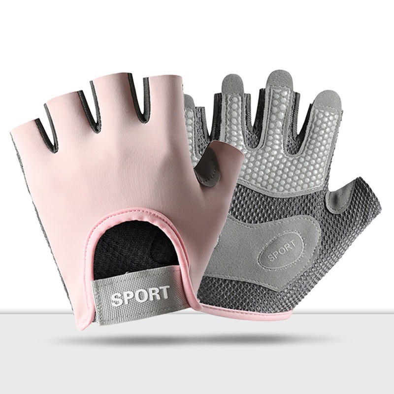 【피트니스 반손가락】핑크