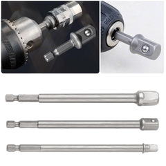 Wind screwdriver connecting rod extension rod conversion rod electric hammer bit hexagonal handle turn square head sleeve adapter rod 