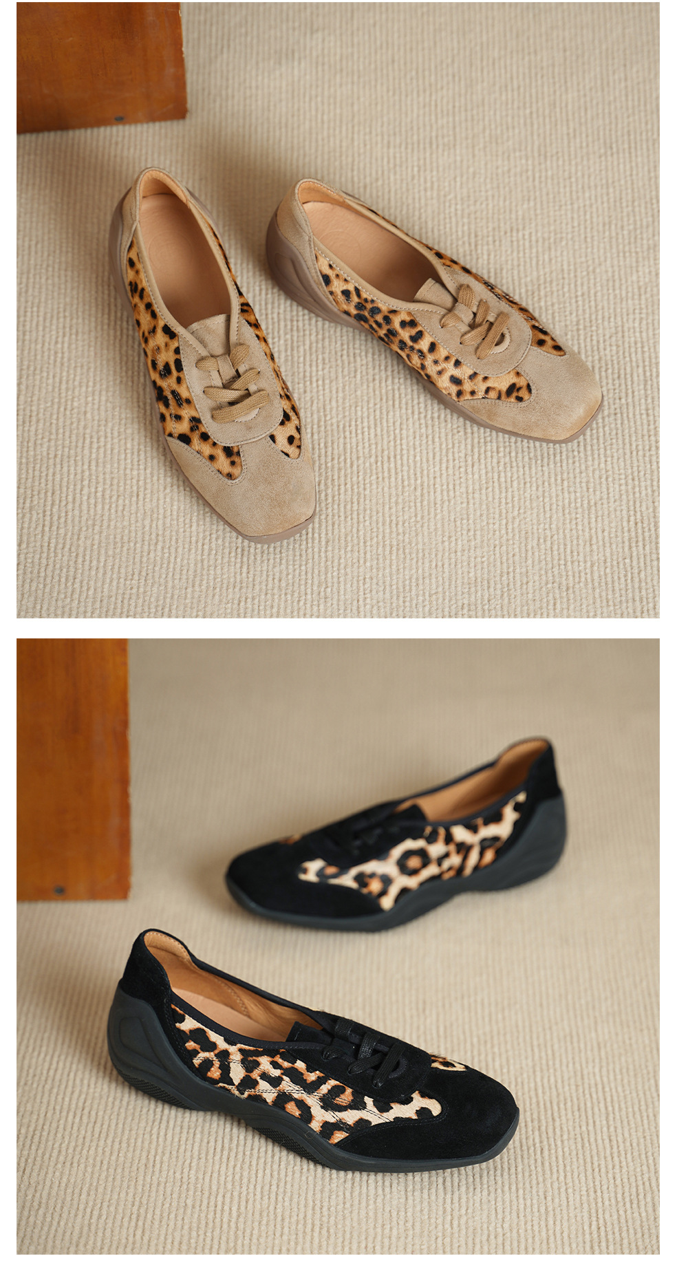 Giày sneaker nữ đế dày phối màu dây buộc phong cách Đức Huấn — đen chi tiết 11
