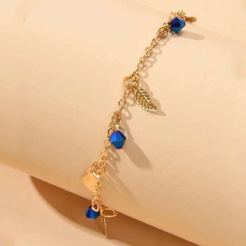 Summer universal sophisticated ankle bracelet with tassels, European style