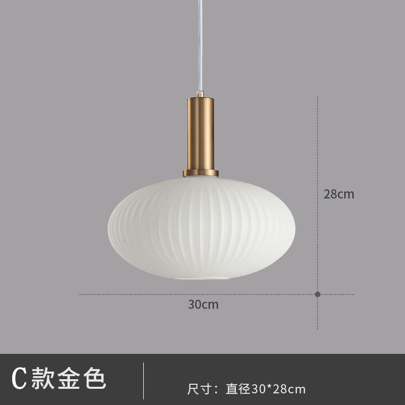 Nordic creativo bar restaurante araña personalidad simple rayas linterna araña sola cabeza pintura verde araña de cristal