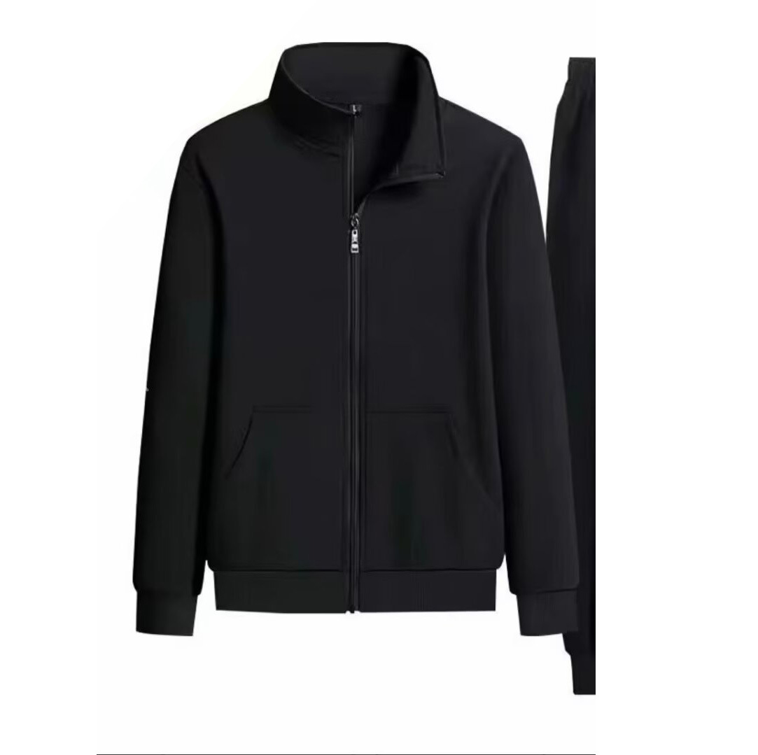 Primavera y otoño chaqueta hombre tres barras juego de camisetas para correr al aire libre pantalones de dos piezas fábrica transfronteriza al por mayor
