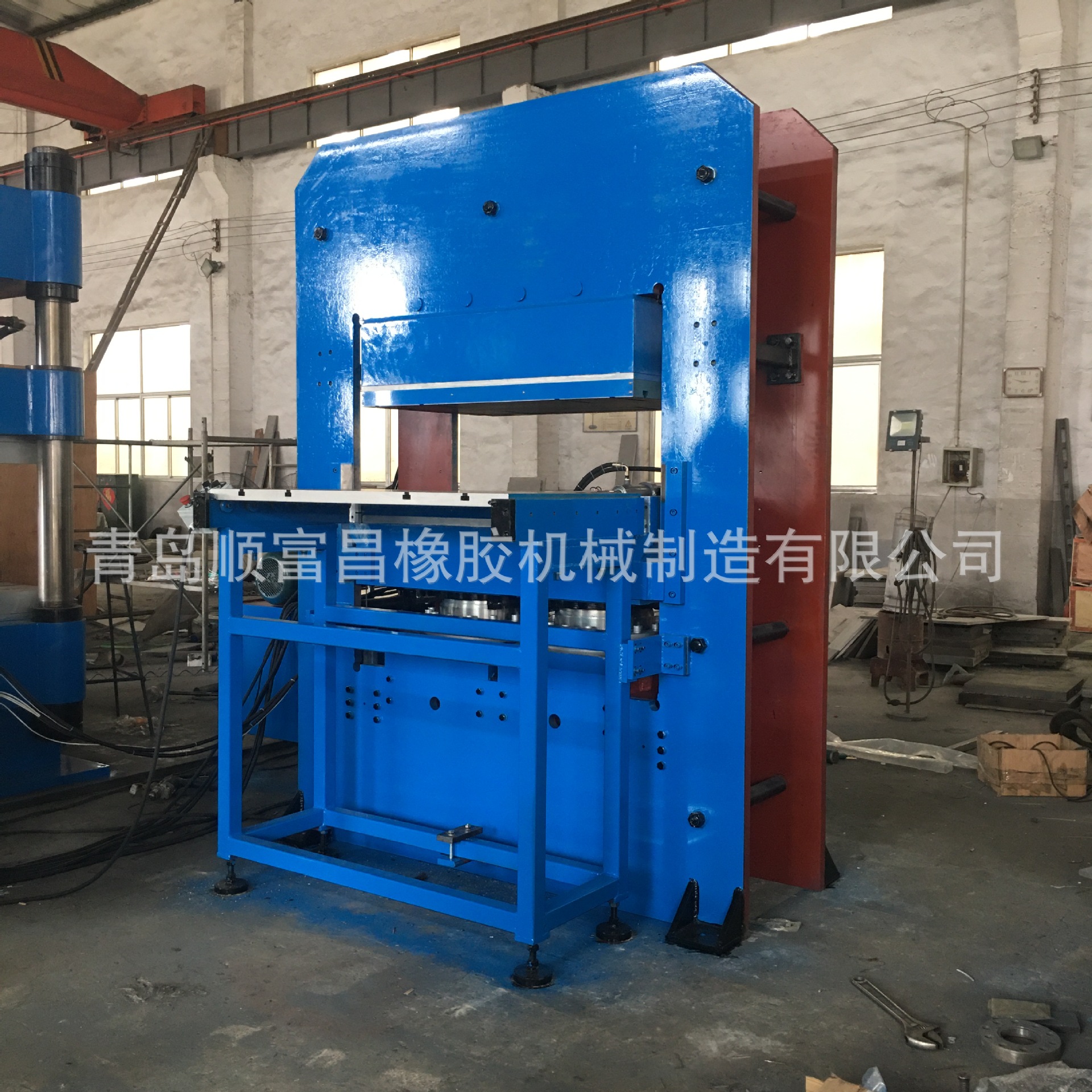 自产自销350吨框式双缸橡胶支座热压硫化机 双缸框式平板硫化机