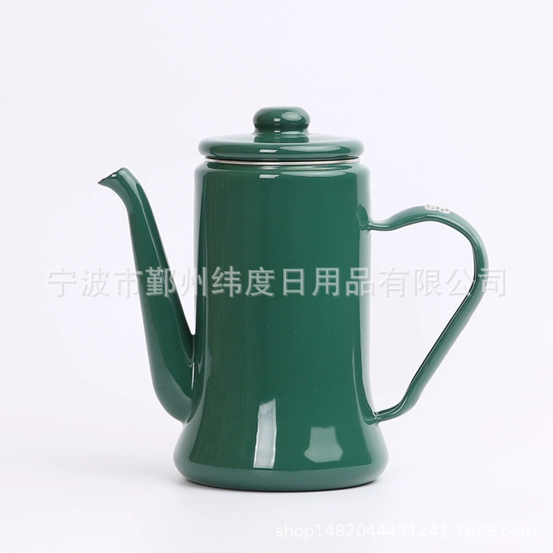 Japanese Enamel Coffee Pot Enamel Kettle Cold Kettle Heatable Export Japanese Tea Pot Hand Pot