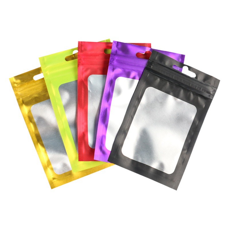 Nail art supplies wear nail tool bag packaging bag frosted plastic bag nail art self-sealing bag manufacturers wholesale tool bag