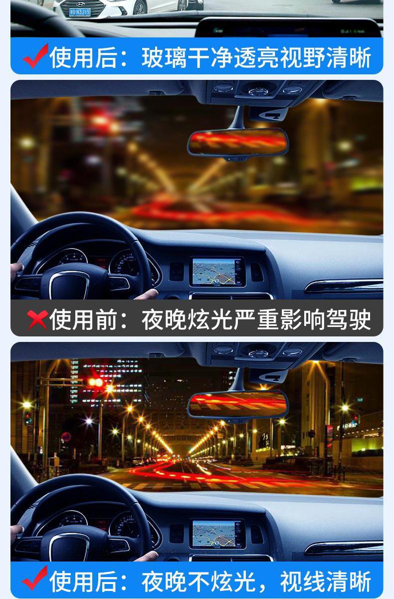 Genuine Senjunchi All-Season Automotive Glass Cleaner, Winter Oil Film Anti-Freeze Coating, Stain Removal, Crystal Coating, Rain Repellent