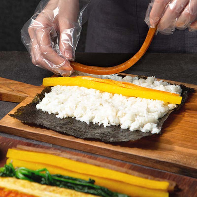 Sushi Den Den Bar, Japanese Seasoning, Sweet and Sour Salted Yellow Radish Strips Sushi, Nori Rice Rolls, Cooking Ingredients, 200g