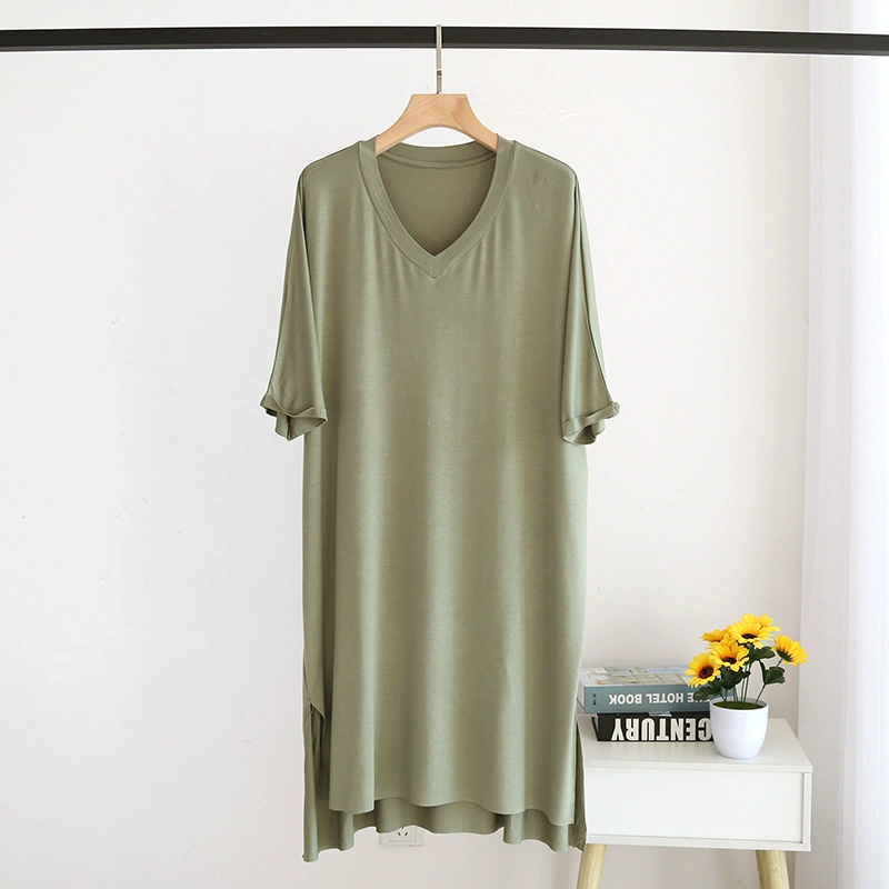 Summer thin long colored knitted pijama, custom-made