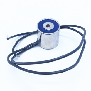 Suction CuP TyPe ElectroMagnet P25/25 12V24VDC Dc ElectroMagnetic Suction M6 Hole ElectroMagnetic Door Suction Round Electric Suction CuP