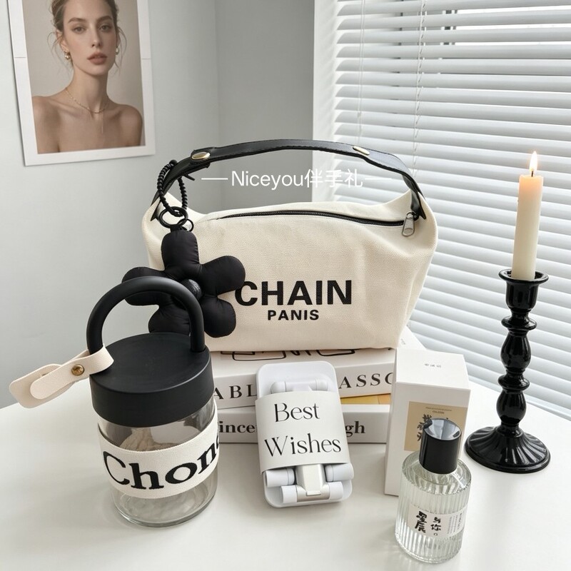 Beauty salon anniversary celebration customer gift set, practical and stylish travel kit, can be printed with logo, in stock Beauty salon anniversary celebration customer gift set, practical and stylish travel kit, can be printed with logo, in stock