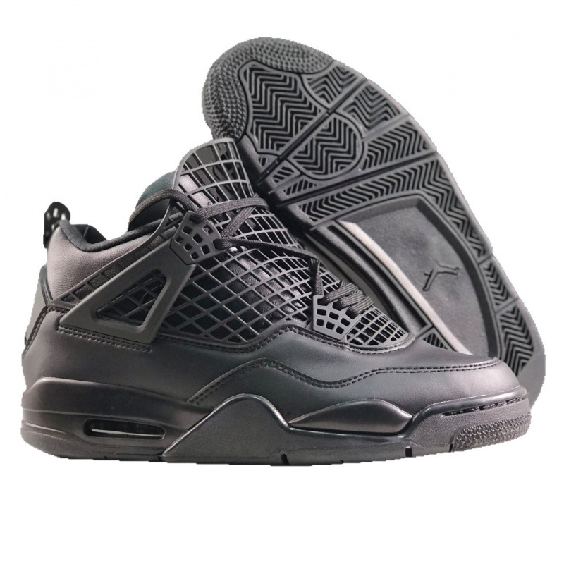 Zapatos de baloncesto de alta calidad Joe 4 malla samurai negro medio para la parte gruesa amortiguación transpirable skate zapatos deportivos casuales para hombres y mujeres