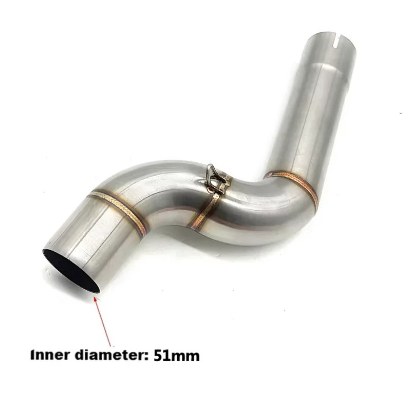 Motorcycle F900Xr Exhaust Pipe Front Section F900R Modified Stainless Steel Middle Section and Tail Section Exhaust Set 20-24