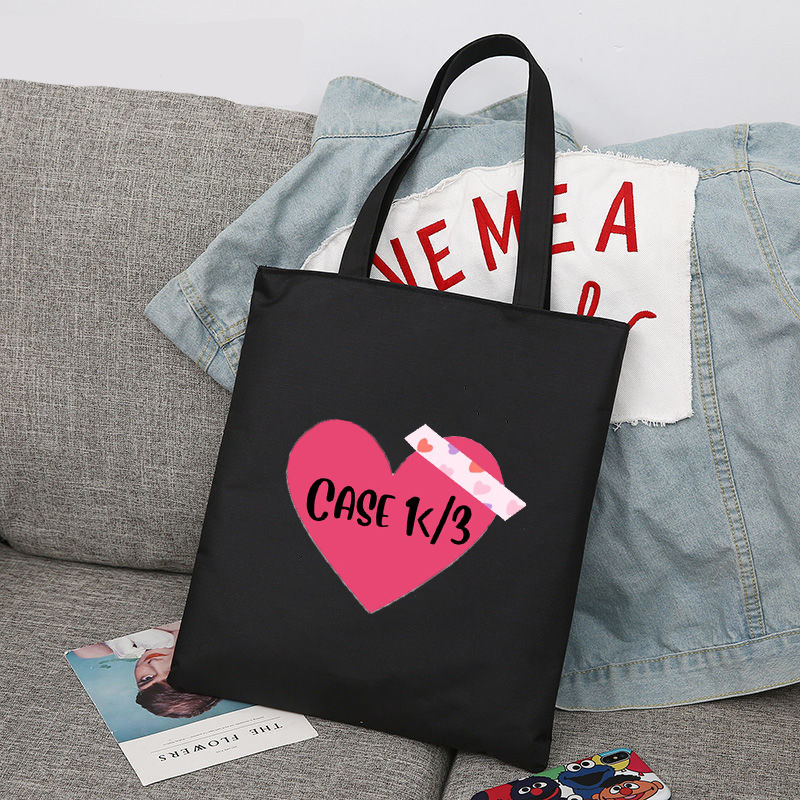 Niños calmados maxident periférico impreso lienzo bolso de hombro estudiante bolsa de compras portátil comercio exterior global