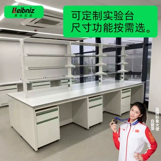 全钢pp实验台中央操作台试验台边台实验室专用生物化学实验工作台