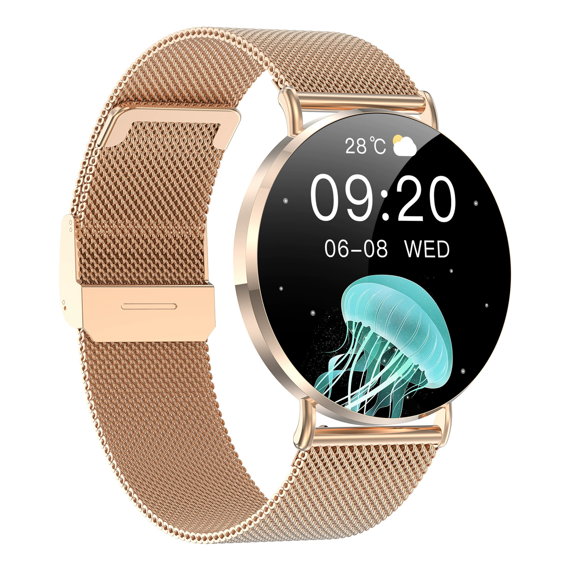 Горячие KM88 смарт-часы с Bluetooth-звонком, 1.32" AMOLED полноэкранный сенсорный спортивный часы