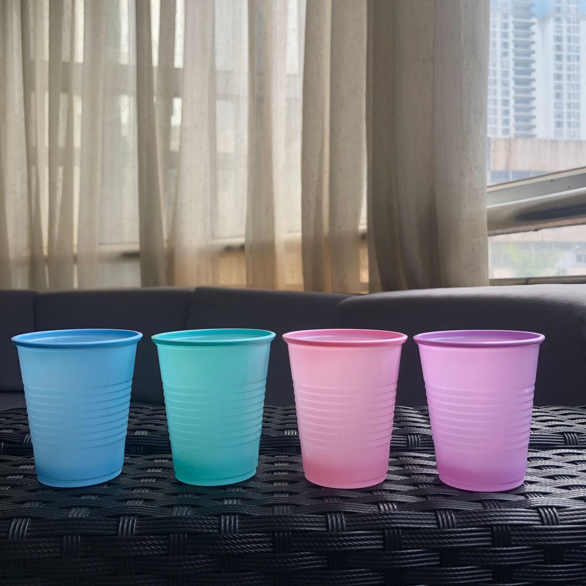 Food Grade Dental Clinic Suitable 5oz 148ml Disposable Pp Color Plastic Cup