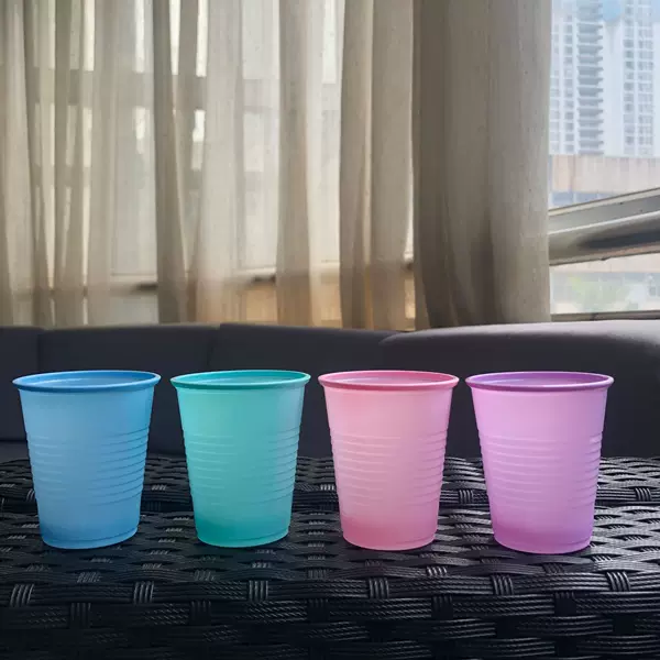 Food Grade Dental Clinic Suitable 5oz 148ml Disposable Pp Color Plastic Cup