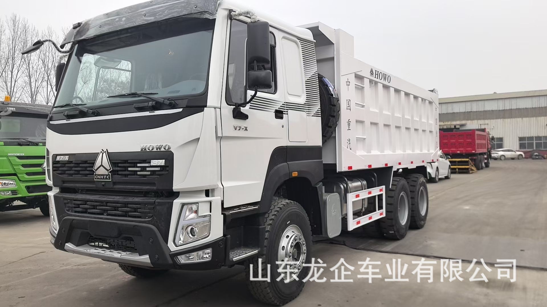 Exported to Africa Engineering Mining Dump Truck Howo Nx10 371 Horsepower V7-X Sand and Gravel Transport Dump Truck