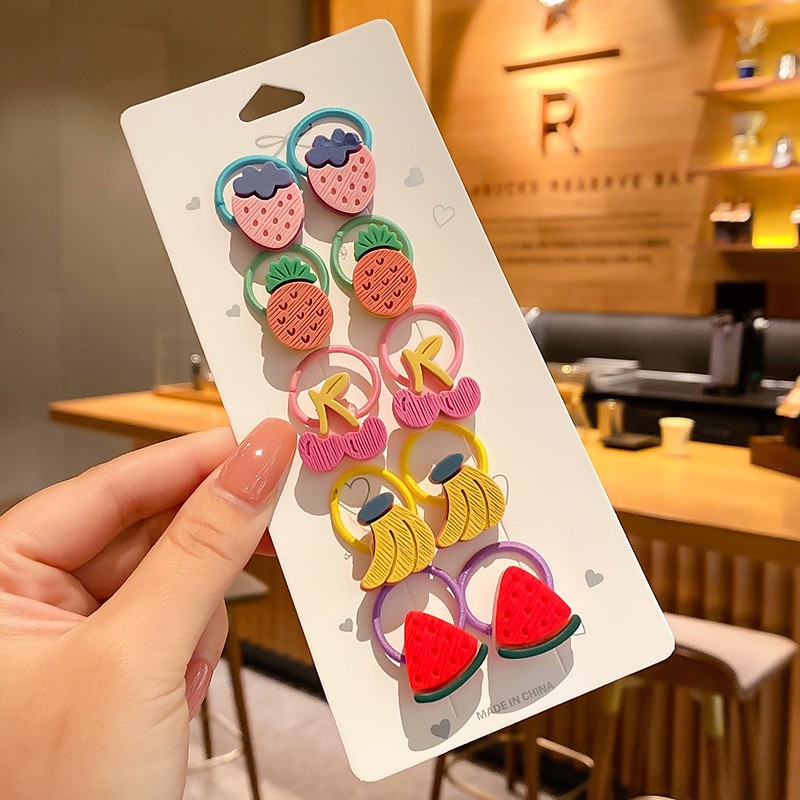 Boutique linda diadema para niños dulce, pequeña, fresca y elegante, cuerda para el cabello, personalidad de estilo de dama de nicho, cuerda para el cabello para niños, todo fósforo