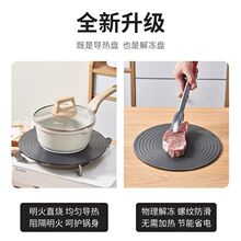 导热板燃气灶家用导热盘珐琅锅底防烧黑冻肉解冻导热传热板