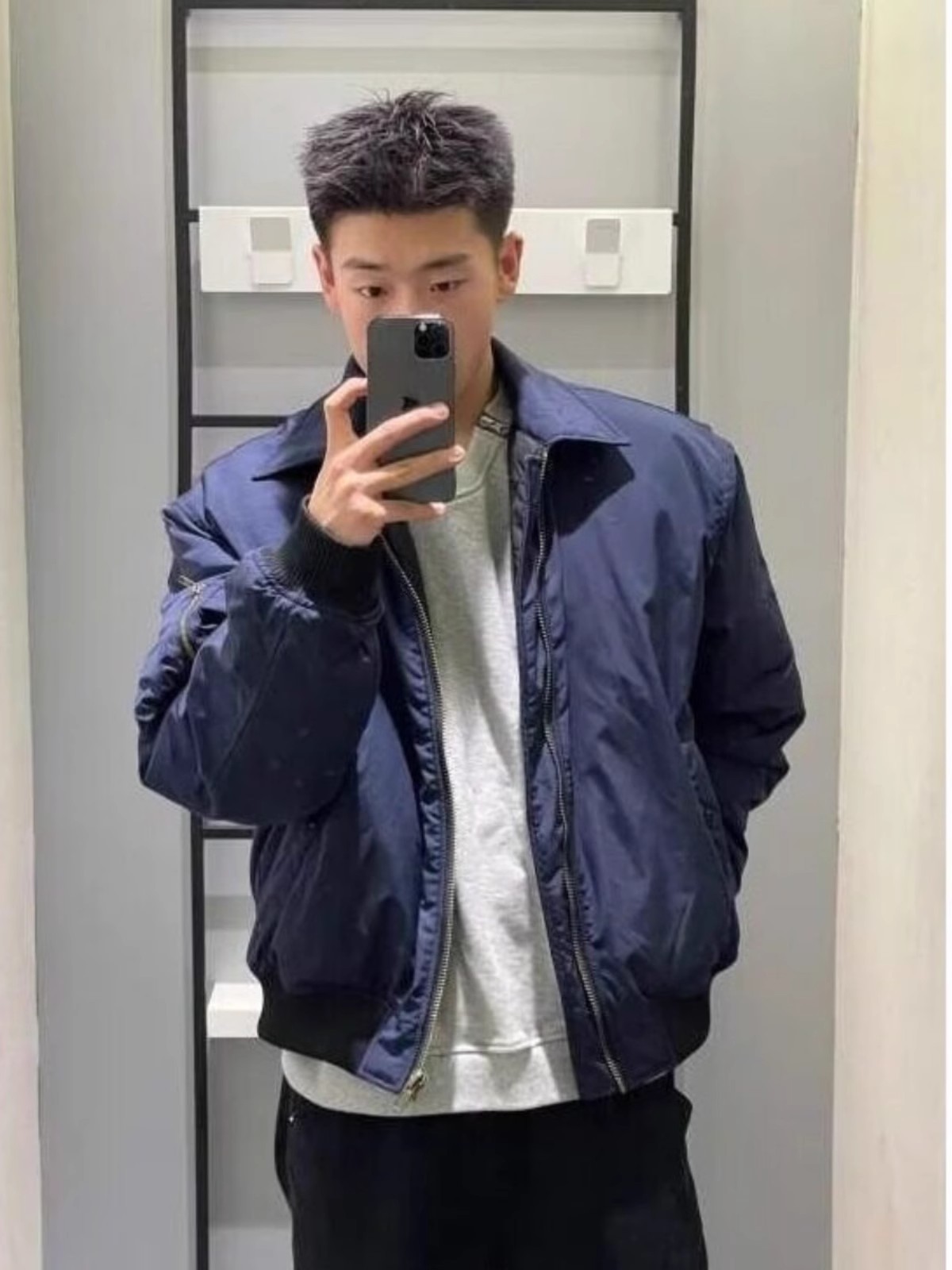 Primavera y otoño nueva chaqueta de uniforme de béisbol de bomber americano para hombres y mujeres chaqueta de aviador ma1 de alta calidad con solapa de moda