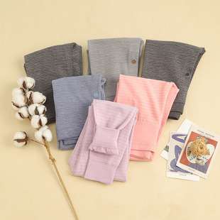 Children's High Waist Warm Pants Inner Wear Boys' Autumn Trousers Women's Children's Wear Leggings Autumn and Winter Wool Silk Belly Protecting Cotton Pants